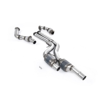 SSXBM1127 Milltek Downpipe con Cat sportivi BMW Serie 3 F80 M3 CON OPF/GPF scarico sportivo terminale marmitta decat skat 200 ce