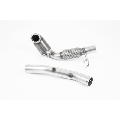 SSXVW539 Milltek Downpipe Cast con Cat HJS Skoda Octavia SE vRS 2.0 TSI 245cv CON OPF/GPF scarico sportivo terminale marmitta de