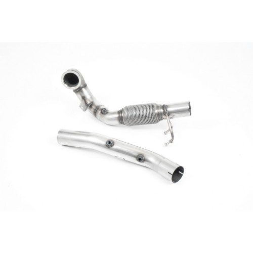 SSXVW543 Milltek Downpipe Cast De-Cat Skoda Octavia SE vRS 2.0 TSI 245cv CON OPF/GPF scarico sportivo terminale marmitta decat s