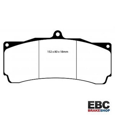 Set pastiglie freno anteriori per D2 K-Sport Ksport 330mm 356mm EBC DP4006R 2