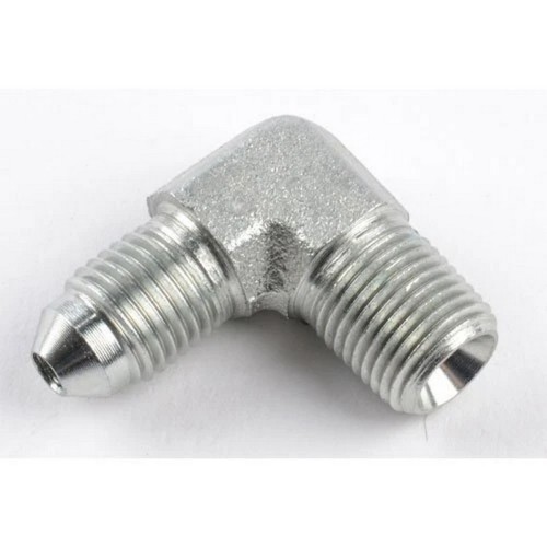 Adattatore 90° gradi in acciaio da -3AN AN3 maschio a 1/8 NPT tubi freno Wilwood 220-13125