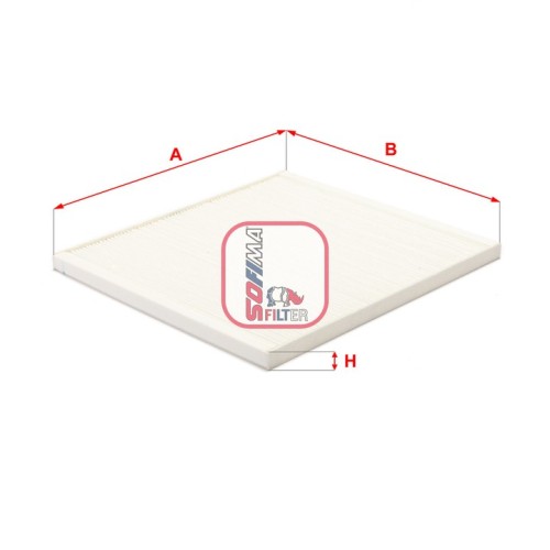 Filtro abitacolo Fiat Palio 1.0 1.1 1.4 1.5 1.6 16V 1.7 + SW SOFIMA Aftermarket S3074C