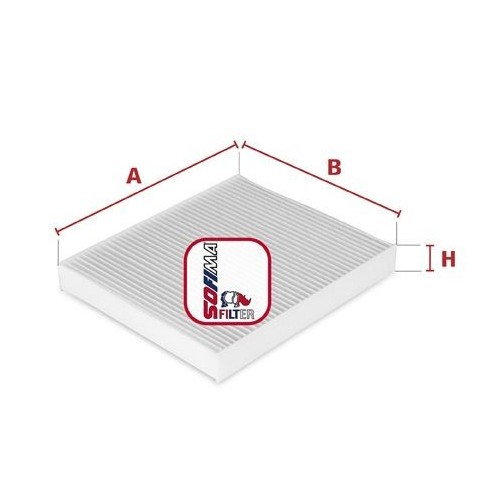 Filtro abitacolo Volkswagen Fox Polo 9N 6R 1.2 1.4 1.8 gti 1.9 tdi SOFIMA Aftermarket S3031C