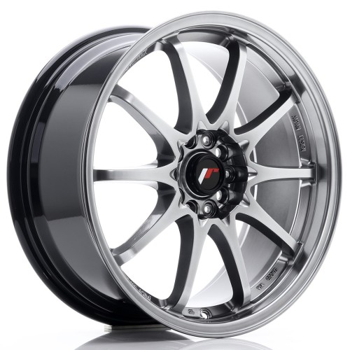 Cerchio in lega JR Wheels JR5 18x8 ET35 5x114,3 Hyper Black