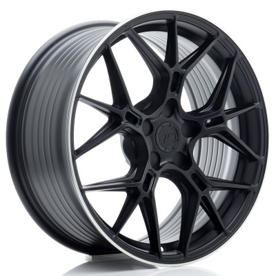 Cerchio in lega JR Wheels JR51 18x8 ET20-45 5H BLANK Satin Black w/ Machined Lip