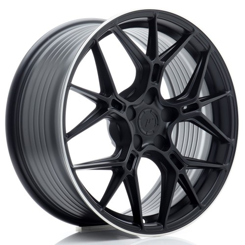 Cerchio in lega JR Wheels JR51 18x8 ET20-45 5H BLANK Satin Black w/ Machined Lip