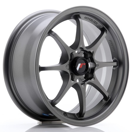 Cerchio in lega JR Wheels JR5 15x7 ET35 4x100 Matt Gun Metal
