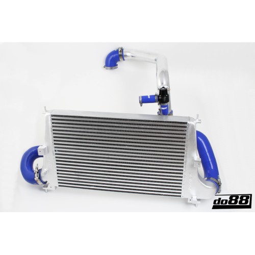 DO88 BIG-100-R Kit intercooler + tubi SAAB 9-5 Automatico 02-09 ROSSI