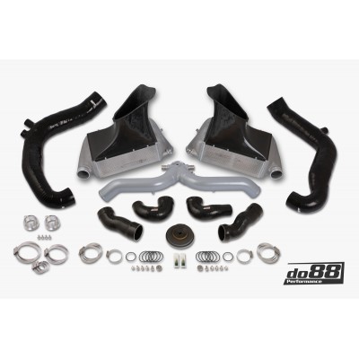 DO88 BIG-130SI-169 Kit intercooler + tubi Y-pipe + Inlet Porsche 911 Turbo 997.2 SILVER