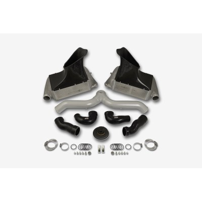 DO88 BIG-140SI Kit intercooler + tubi Y-pipe Porsche 911 Turbo 997.1 SILVER