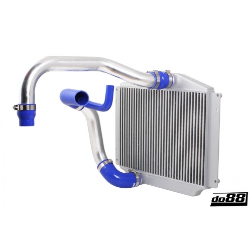 DO88 BIG-850-R-63 Kit intercooler + tubi Volvo 850, X70 Turbo 94-98 corpo farfallato standard 63mm ROSSI