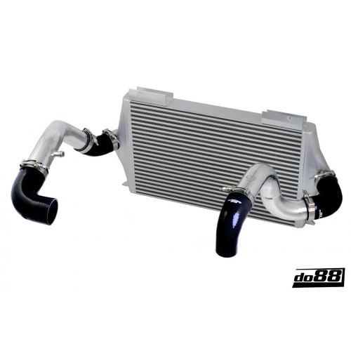 DO88 BIG-940-S-63 Kit intercooler + tubi Volvo 700 900 Turbo 92-98 corpo farfallato standard 63mm NERI