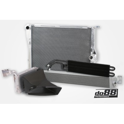 DO88 BIG-M3-DCT Kit radiatore acqua + olio + servosterzo BMW M3 E90/E92 DKG DCT