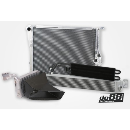 DO88 BIG-M3-DCT Kit radiatore acqua + olio + servosterzo BMW M3 E90/E92 DKG DCT