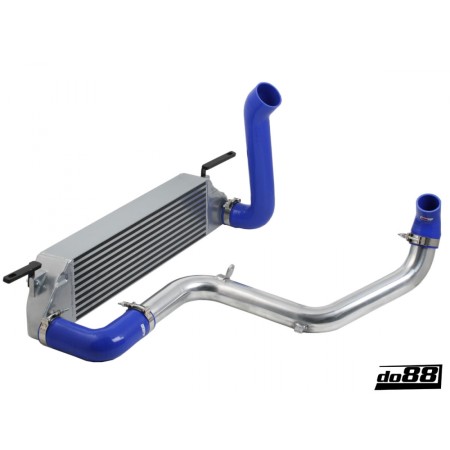 DO88 BIG-V50-B Kit intercooler + tubi Volvo C30 S40 V50 C70 Turbo 04-13 BLU