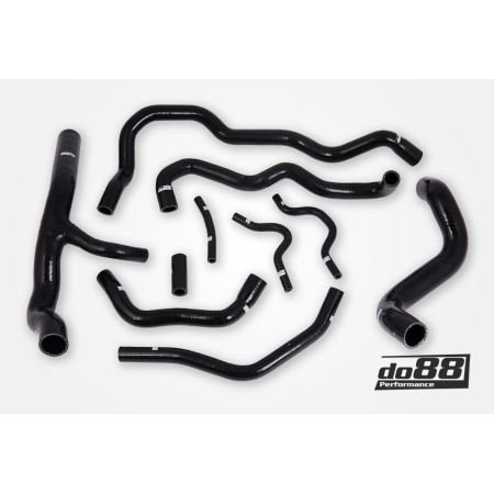 DO88 do88-kit216S Tubi acqua raffreddamento SAAB 9-5 2.8T Turbo 6 2010-2011 NERI