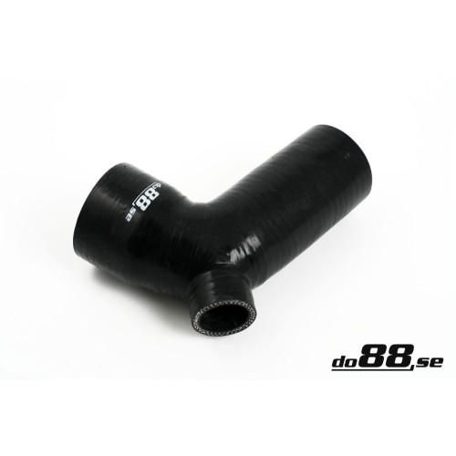 DO88 do88-kit40S Tubo uscita intercooler con uscita pop off 25mm Volvo 850/S70/V70 NERO