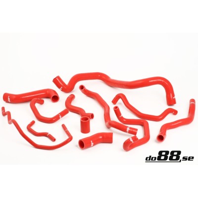 DO88 do88-kit78R Tubi acqua raffreddamento Audi S3 8L, TT 8N, Seat Leon 1M Cupra R 1.8T ROSSI