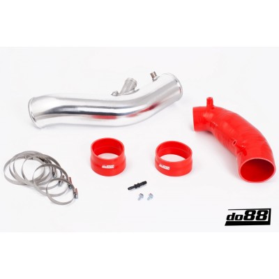 DO88 IR-100R Tubo d'aspirazione inlet SAAB 9-3 2.8T V6 06-11 ROSSO