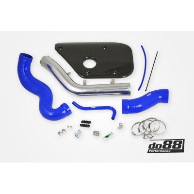 DO88 IR-120-MK-B Tubo d'aspirazione inlet Volvo S60 V60 V70 T6 cover in carbonio BLU