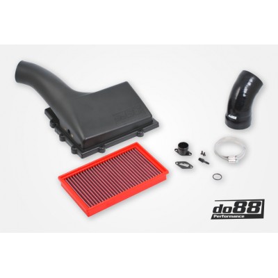 DO88 LF-120-S-F-do88 Aspirazione diretta V1 con filtro + tubo inlet Audi Seat Skoda VW 1.8/2.0 Tsi MQB NERO