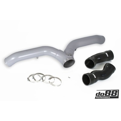 DO88 TR-140SI-do88 Tubi Y-pipe Porsche 997.1 Turbo x intercooler DO88 ICM-230 SILVER