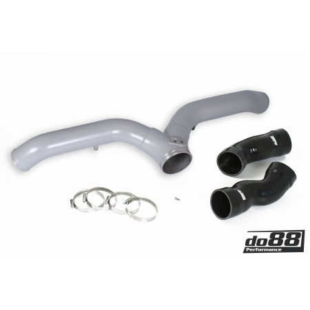 DO88 TR-140SI-OEM Tubi Y-pipe Porsche 997.1 Turbo x intercooler OEM SILVER