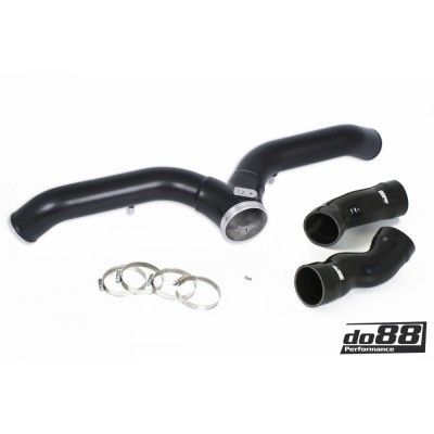 DO88 TR-140SV-ICM200 Tubi Y-pipe Porsche 997.1 Turbo x intercooler DO88 ICM-200 NERI