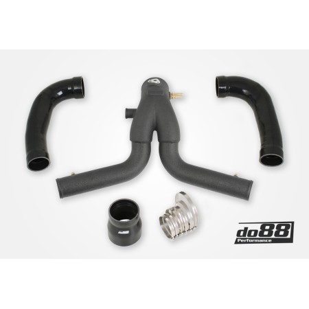 DO88 TR-200SV-do88-1 Tubi Y-pipe Porsche 911 Turbo 991.1 x intercooler DO88 NERI