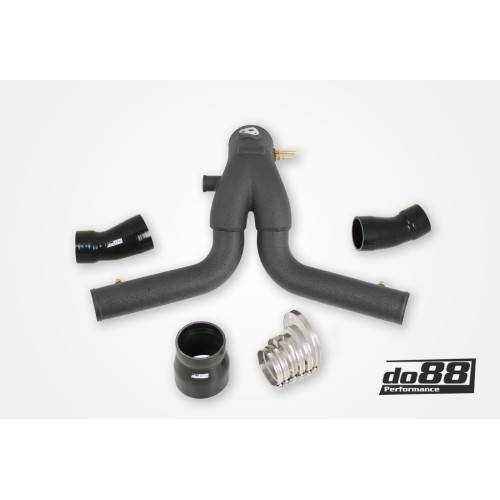 DO88 TR-200SV-OEM-1 Tubi Y-pipe Porsche 911 Turbo 991.1 x intercooler OEM NERI