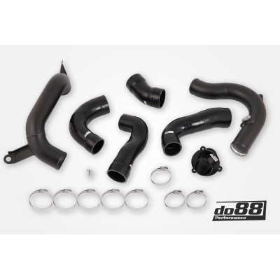 DO88 TR-430-S-CP-110 Tubi intercooler + turbo muffler delete VW Polo 6C GTI, Seat Ibiza 6J 1.8 TSI EA888
