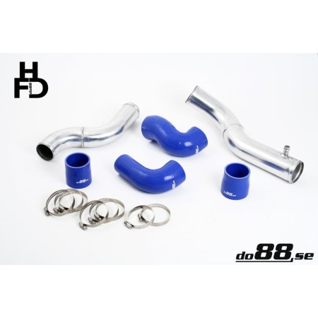 DO88 TR-740-B-63 Tubi intercooler Volvo 7/940 Turbo corpo farfallato standard 63mm BLU