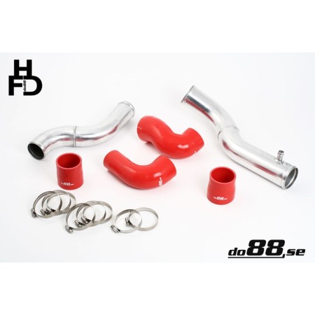 DO88 TR-740-R-63 Tubi intercooler Volvo 7/940 Turbo corpo farfallato standard 63mm ROSSI