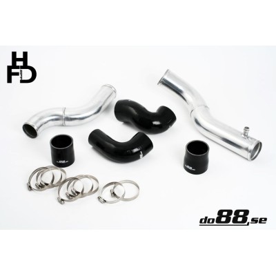 DO88 TR-740-S-63 Tubi intercooler Volvo 7/940 Turbo corpo farfallato standard 63mm NERI