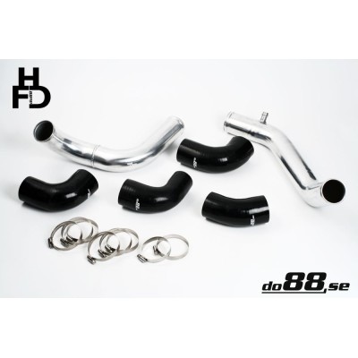 DO88 TR-940-S-63 Tubi intercooler Volvo 7/940 Turbo corpo farfallato standard 63mm NERI