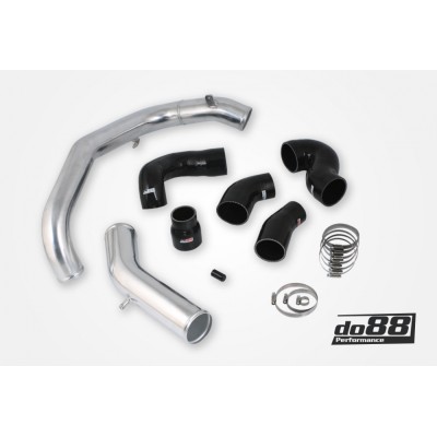 DO88 TR-X70-S-UG-UD Tubi intercooler Volvo S60/V70N 03-07 senza pop off NERI