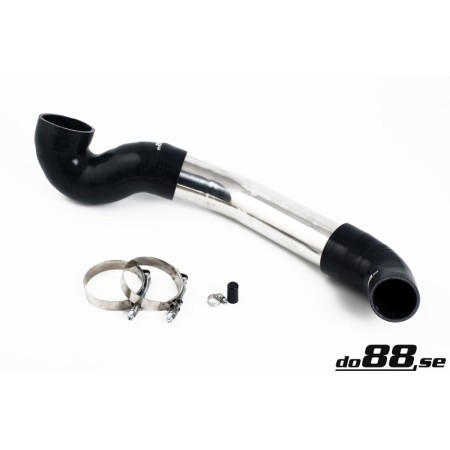 DO88 TR-X70R-UD-S Tubo intercooler inferiore Volvo S60R V70R 04-07 senza pop off NERO