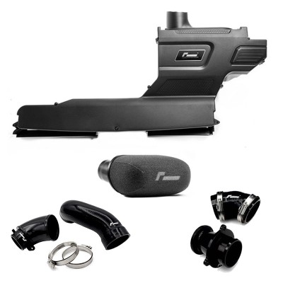 VWR1200R600E-KIT-GARRETT Racingline Aspirazione diretta R600 filtro in SPUGNA + Manicotto + Inlet Pipe + Muffler Delete MQB EVO 