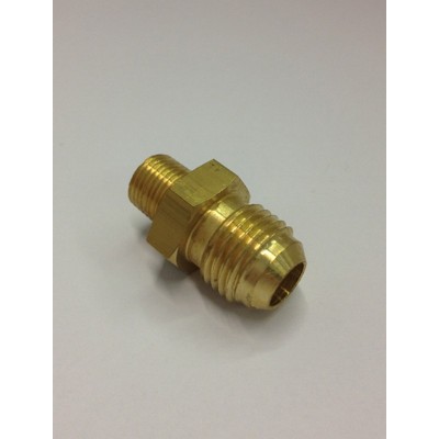 Malpassi 30207UNF9/16 Connettore in ottone dritto da UNF 9/16 a M10x1