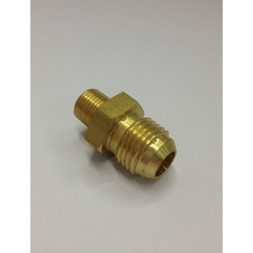 Malpassi 30207UNF9/16 Connettore in ottone dritto da UNF 9/16 a M10x1