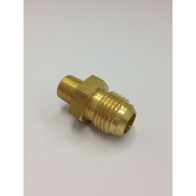 Malpassi 30208UNF-1/8 Connettore in ottone dritto da UNF 9/16 a 1/8 NPT