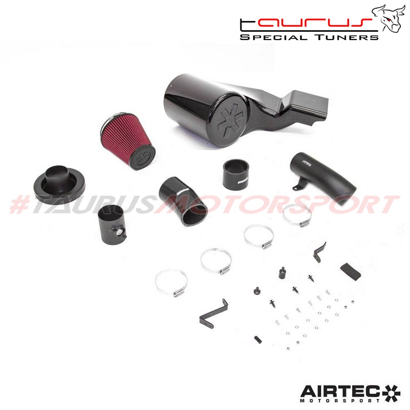 Kit aspirazione chiusa in carbonio con filtro sportivo in cotone AIRTEC per  Toyota Yaris mk4 GR & GR Circuit Pack 1.6T - ATIKYGR03
